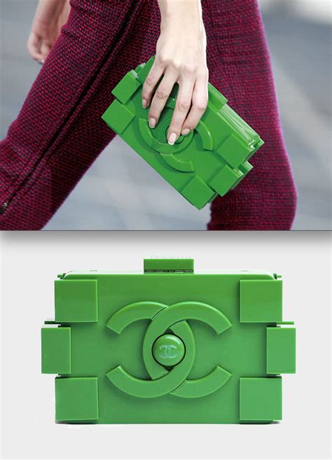 chanel lego handbag price|lego chanel clutch.